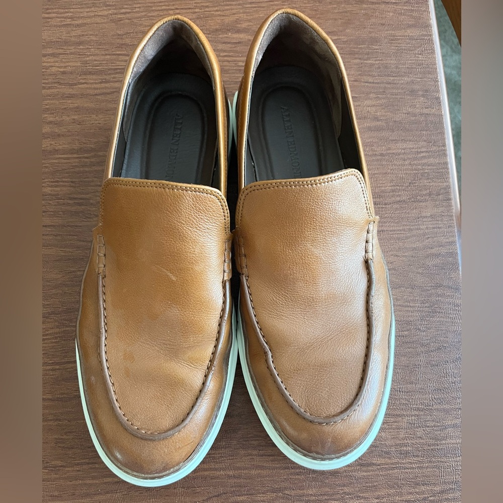 Allen Edmonds Tan Leather Men's Slip-Ons